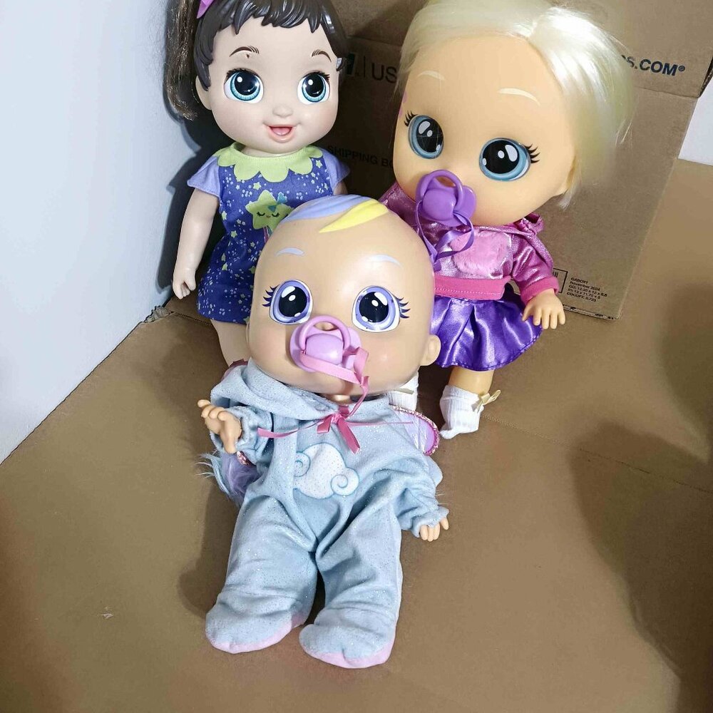 Baby Alive and Cry Babies Dolls.